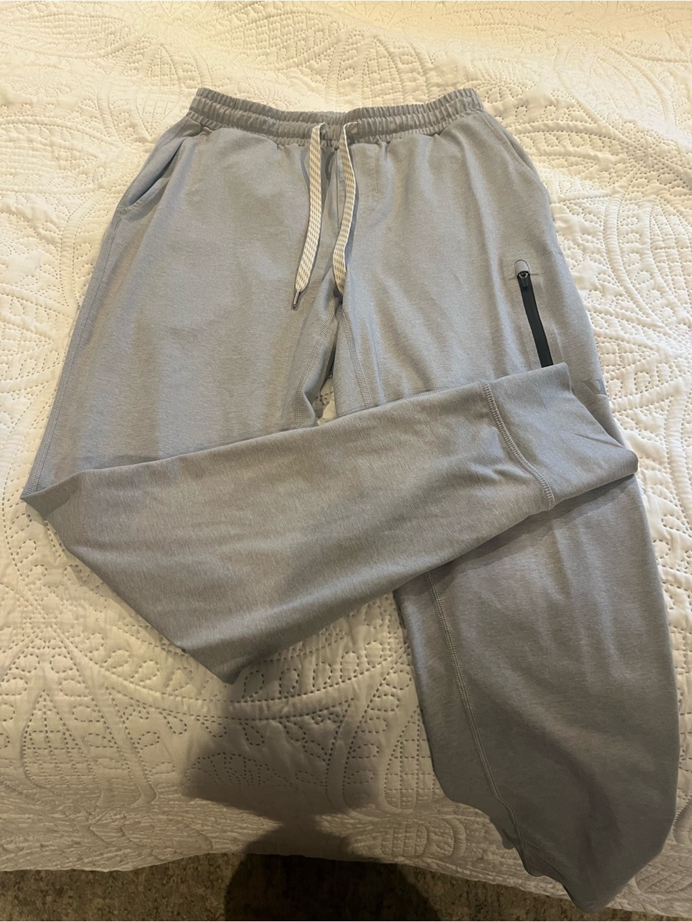 Vuori Gray Men's Drawstring Jogger Pants